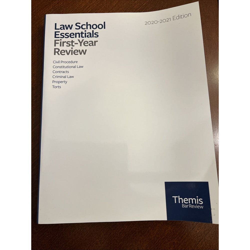 Law School Essentials First-Year Review 2020-2021 Edition Themis‎ Bar Review